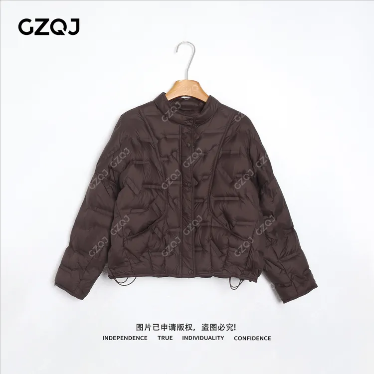 老琴私服【冬日轻暖】90白鸭绒轻薄保暖羽绒服外套女冬新款 4030