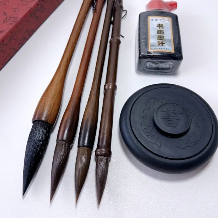 【新年福利】灰尾狼毫组合 出锋6.6 5.5cm对联行楷书隶书国画