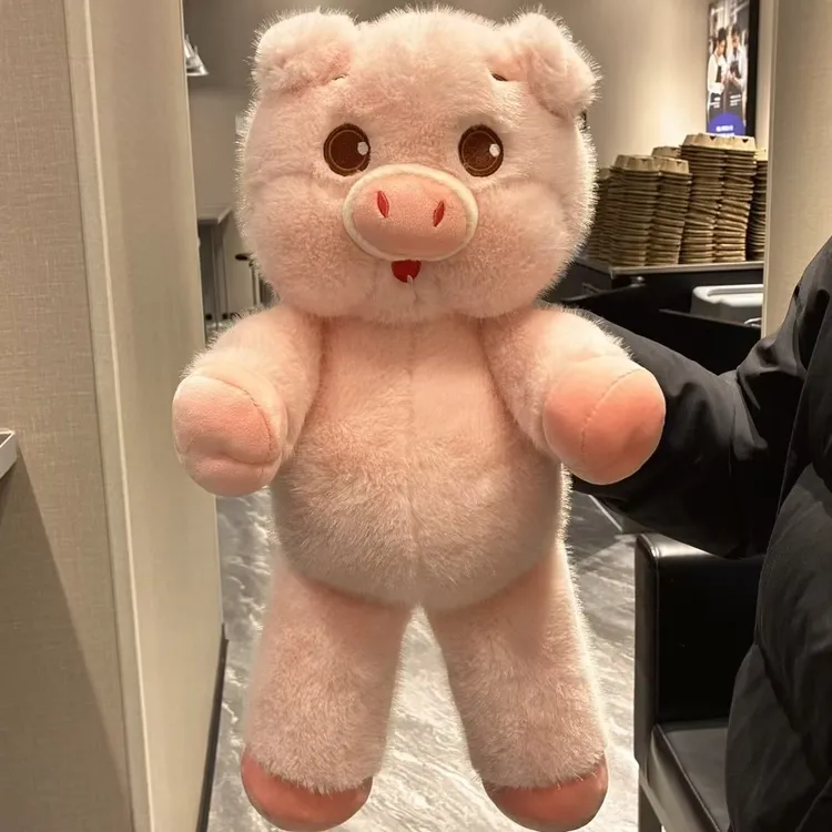 爆款可爱嘟嘟猪毛绒玩具公仔抱枕睡觉玩偶软萌可爱节日礼物送女生