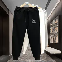 【奥莱一折区】冬季卫裤加绒加厚休闲裤裤子潮牌宽松束脚情侣运动裤