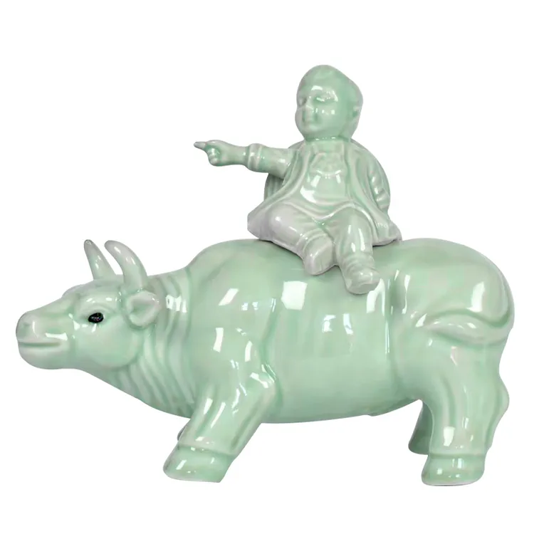 杏清溪清香型原浆白酒牧童骑牛酒53度500ml