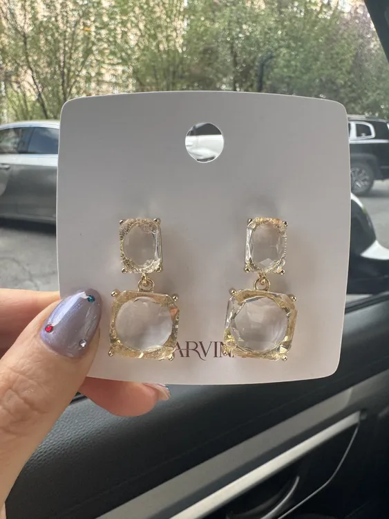 钛钢耳饰 钛钢耳饰 LARVINA百搭法式耳环