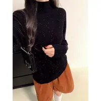 8730三炫新款无缝一体珠片长袖打底上衣