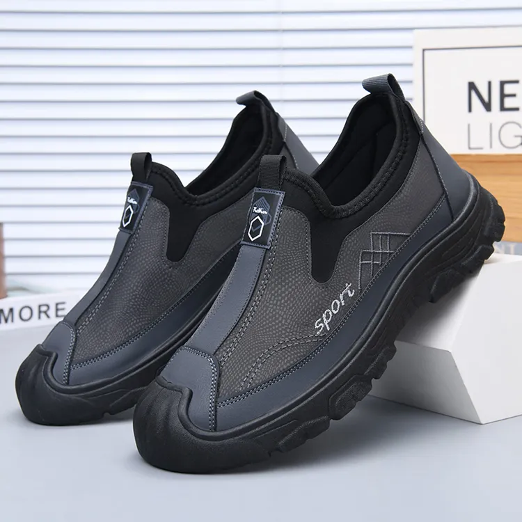 新款爸爸鞋舒适防滑耐磨老北京布鞋休闲男鞋中老年男款鞋轻便开车