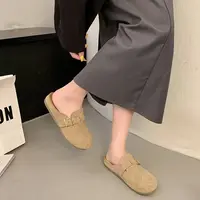 WANN/晚安呢喃 秋季新款半拖内增高时尚百搭女士勃肯鞋