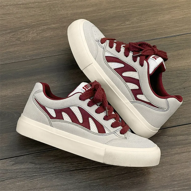 增高通勤透气男鞋上班新款百搭厚底痞帅休闲男生鞋子男款运动板鞋
