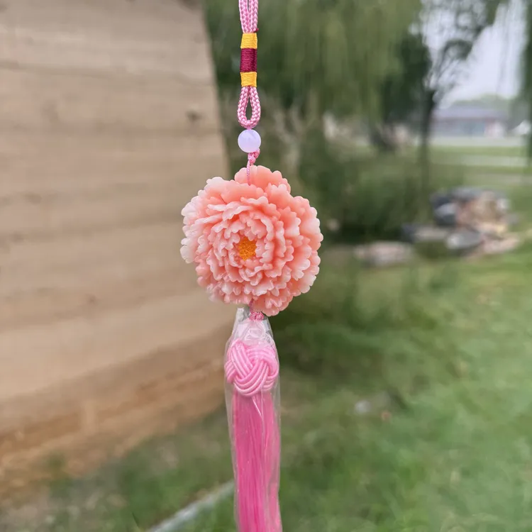 洛阳牡丹挂件吊坠文创产品多场景配饰佩戴送亲友佳品