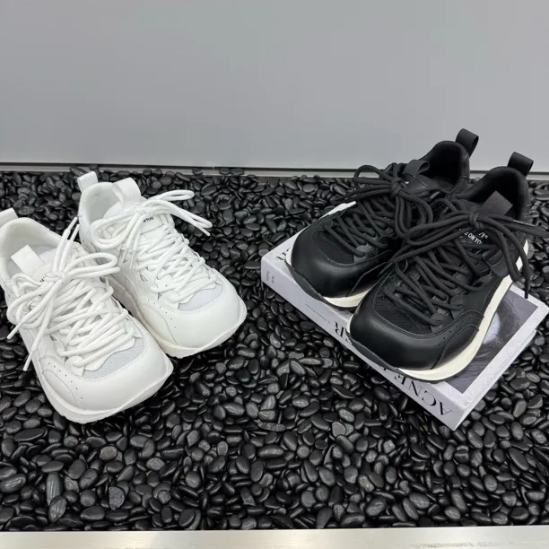 2025年新款春夏季厚底老爹鞋女百搭增高运动系带休闲鞋女时尚百搭