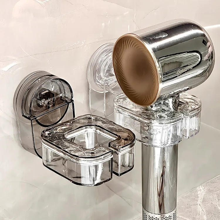 吸盘吹风机支架置物架免打孔电吹风挂架风筒放置架神器懒人卫生间