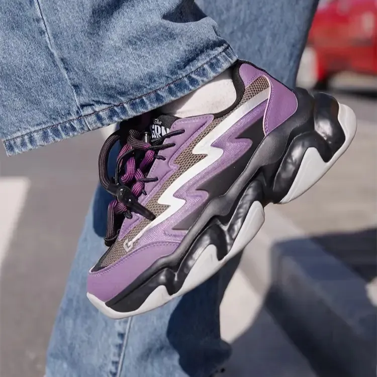 【山脉】贵人鸟秋冬加厚潮鞋老爹鞋运动鞋缓震厚底休闲鞋F488651