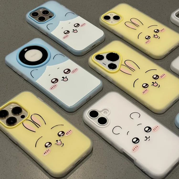 欧克里里可爱小八乌萨奇适用苹果17/16promax果冻手机壳15/14/13