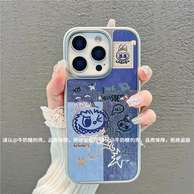 电镀大孔相框镜面适用苹果iPhone16/华为荣耀/小米手机壳pura70潮