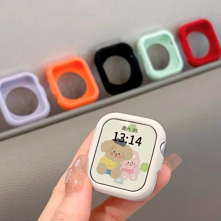 适用华为fit4手表保护套4Pro多巴胺硅胶半包软壳fit3多彩夏天男女