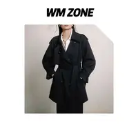 WM 3912 经典英伦休闲风衣