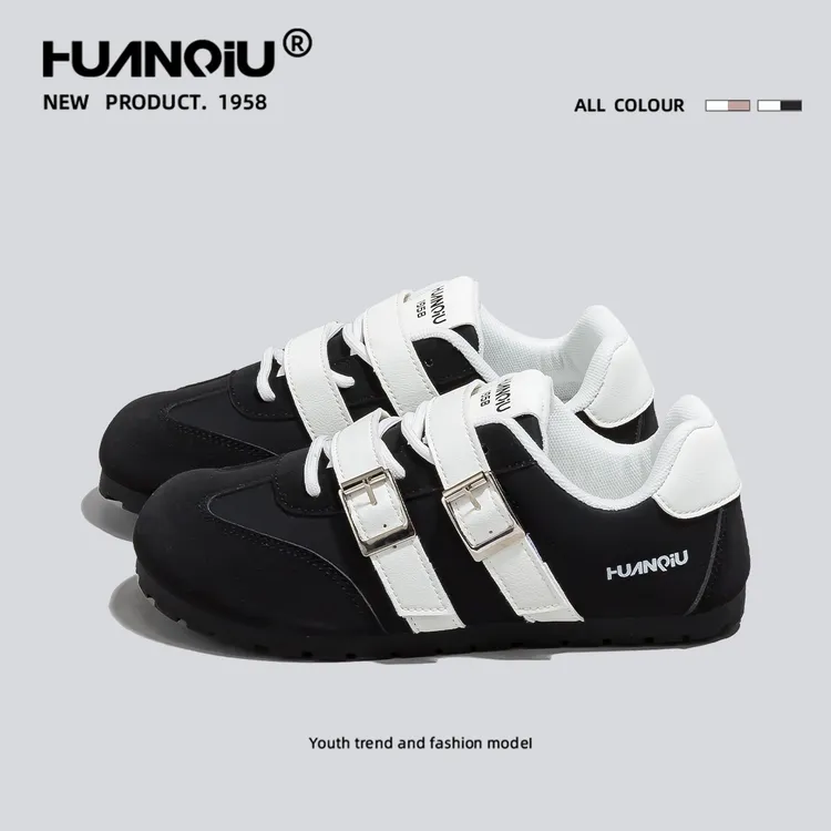 环球流行百搭高颜值德训鞋女2025新款爆款轻便时尚休闲板鞋HC295