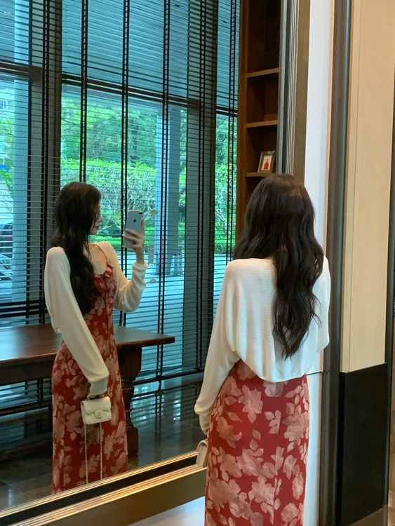 EIA一尧【天使爱美丽】春夏日常气质长袖开衫女温柔短款百搭外套女