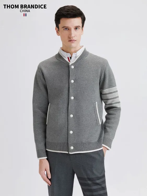 TB【官方正品】汤姆布郎THOMBRANDICE船锚棒球服棉夹克外套男女同款