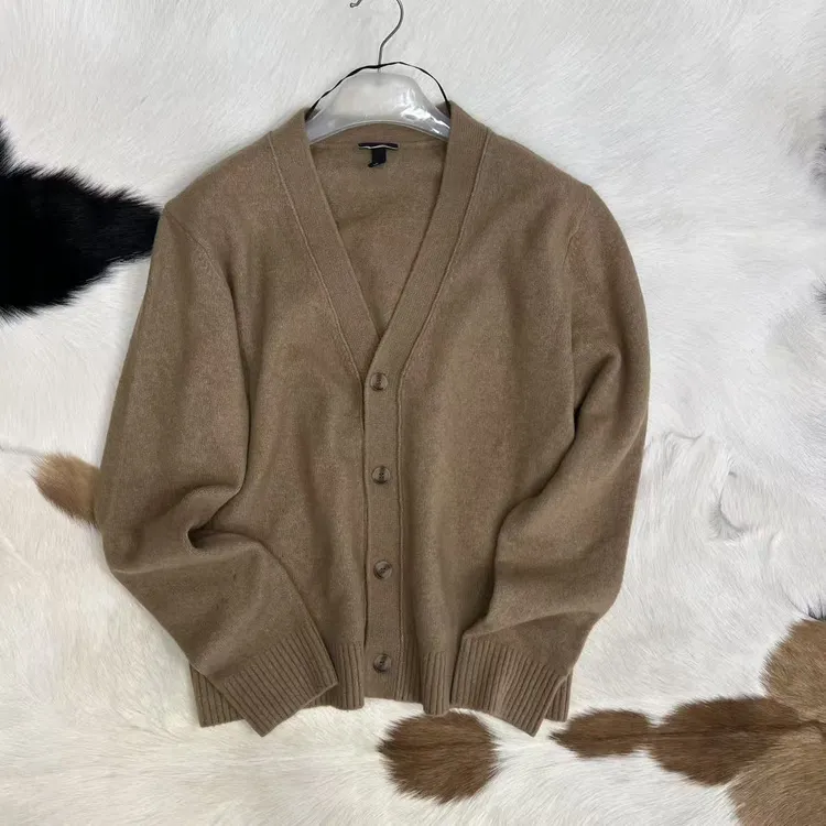 西班牙剪标 雪尼尔面料 男女轻柔暖糯秋季针织开衫毛衣 好打理313