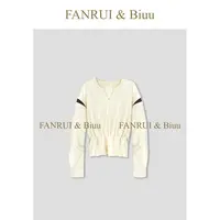 FANRUI/泛芮「韵律之美」褶褶收腰设计感原创时髦百搭卫衣潮B17659