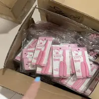 发3卡！新品粉色修眉刀  NO.退.NO换     