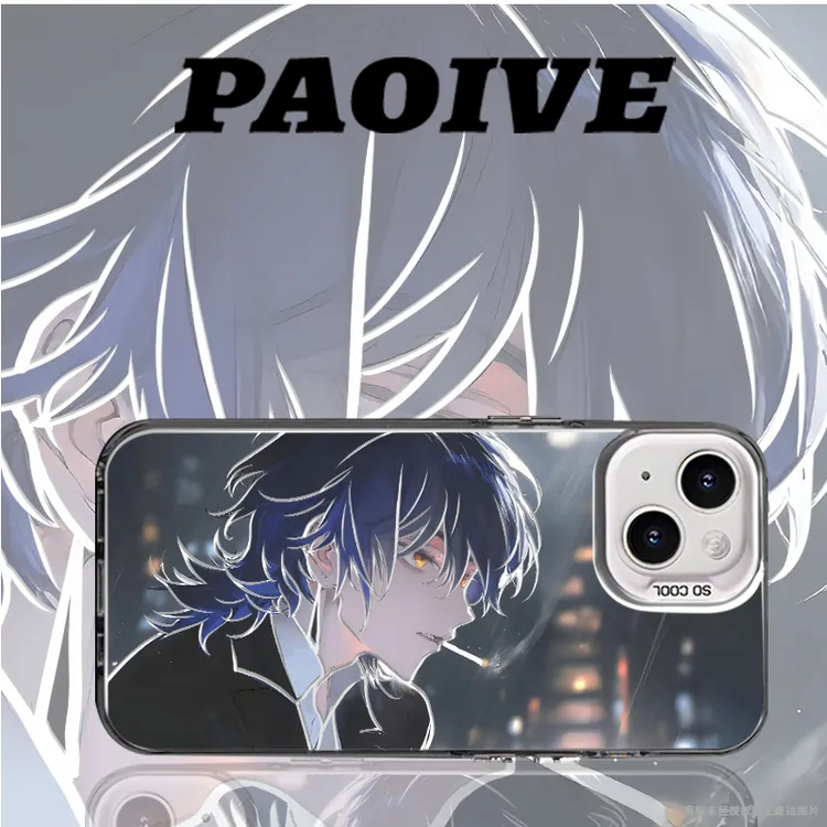 楚子航适用苹果华为vivoiPhone小米三星防摔彩银手机壳