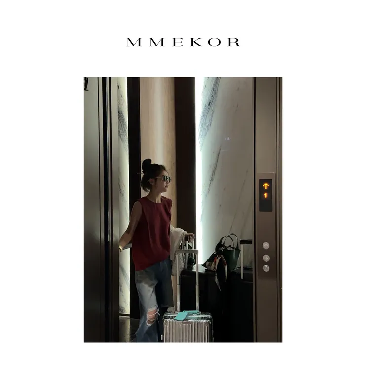 MMEKOR“相思”背心 2025新款未来辣妹简约时髦百搭上衣 89797