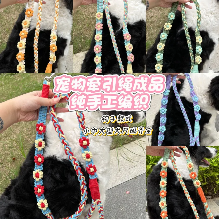 2-宠物狗绳成品大小通用狗狗猫绳小中大型犬猫遛狗牵引绳遛狗绳
