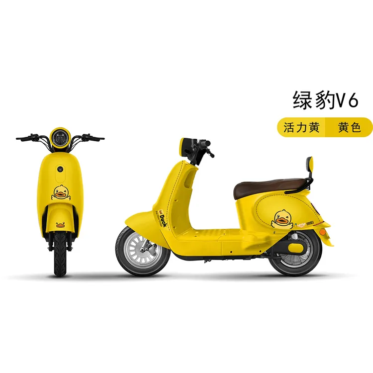 复刻小Q外观定制版绿豹v6小黄鸭款式电动车