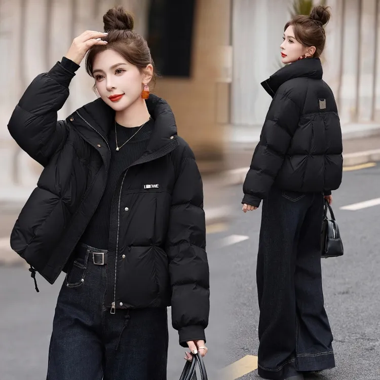 羽绒服女短款2025冬季爆款小个子韩版宽松时尚保暖今年流行外套潮