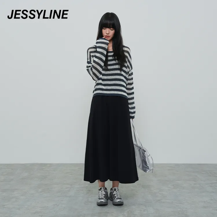 jessyline2025秋季新款 杰茜莱针织衫连衣裙套装女 511216059