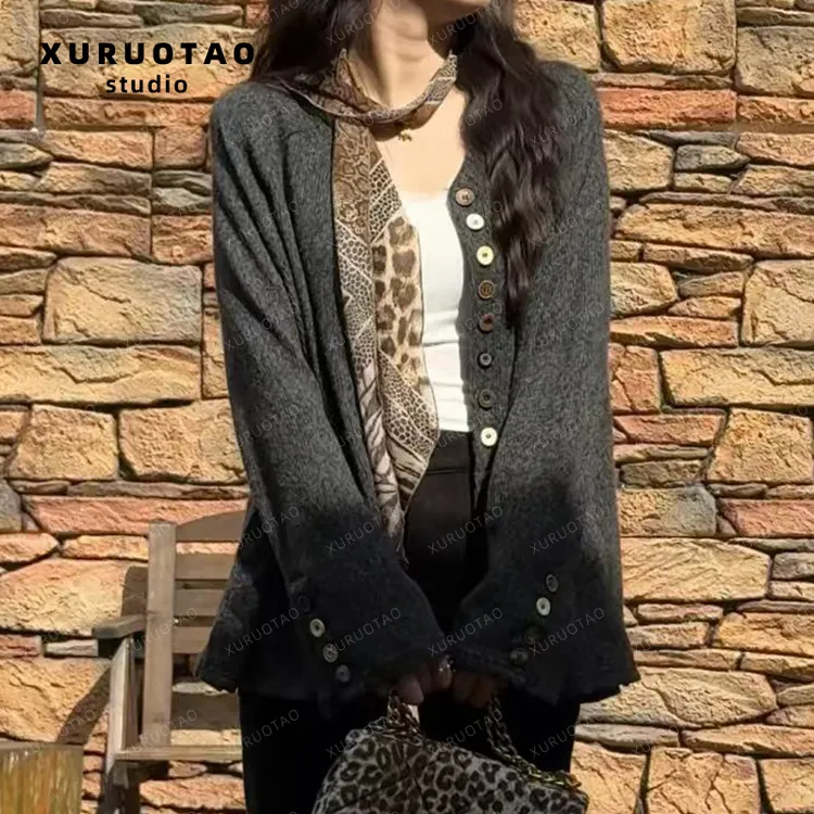 XURUOTAO 【豹纹丝巾】百搭洋气时髦气质休闲透气丝巾 T5610