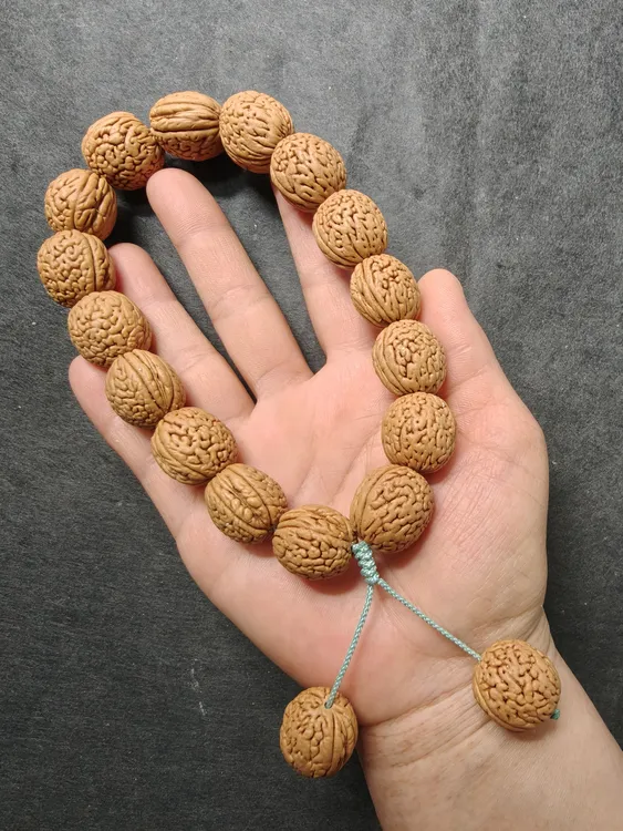 龙鳞大开口肉脐钱袋子桃核手持串一物一图边19.5肚18高20MZ109