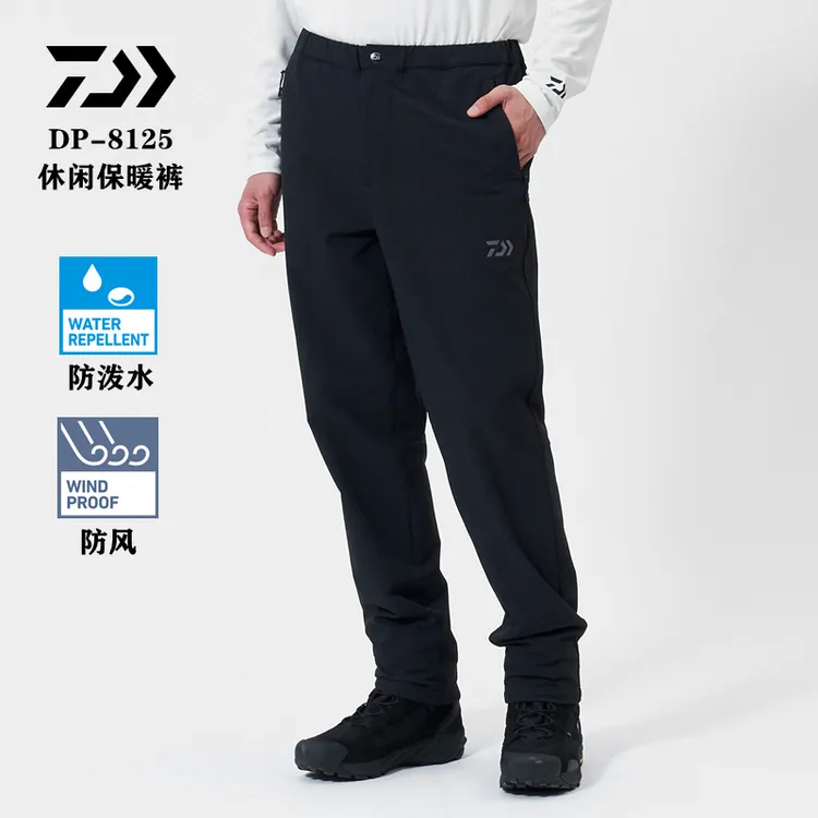 达亿瓦25款秋冬保暖休闲裤DP-8125防泼水防风保暖裤加绒加厚长裤