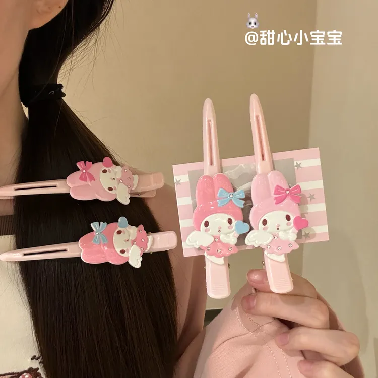 Hellowkitty凯蒂猫发夹一字夹卡通学生礼物送女生边夹头饰刘海夹