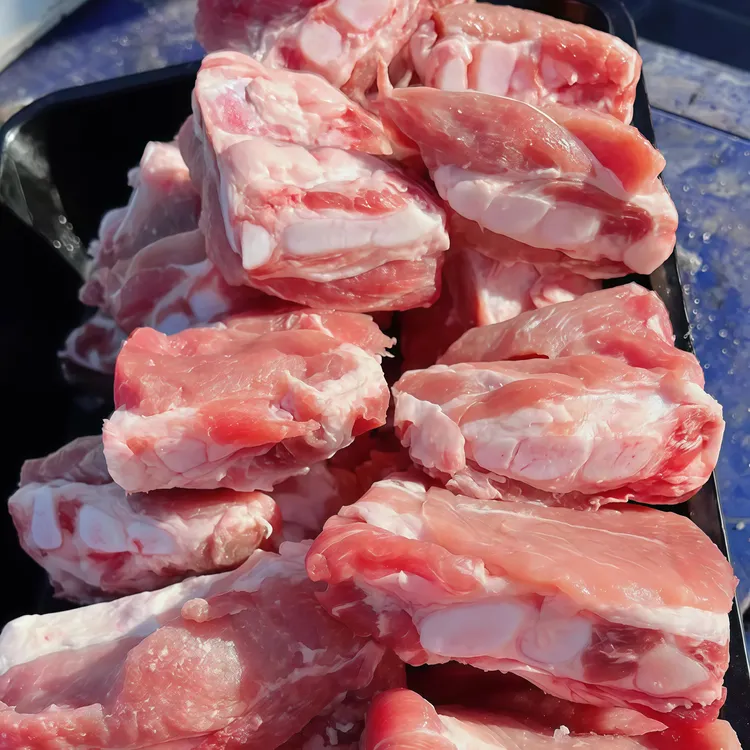 【猪脆骨排块】30%脆骨40%肉30%硬骨林间散养跑山猪猪肋排边脆骨