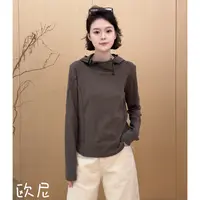欧尼私服 2025秋季新款鱼骨线修身连帽卫衣百搭休闲上衣2509C6033