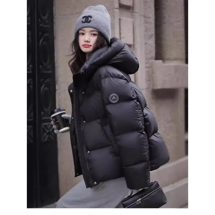 波司豋极地白鸭绒羽绒服中长款2025女士冬季加厚保暖时尚外套连帽