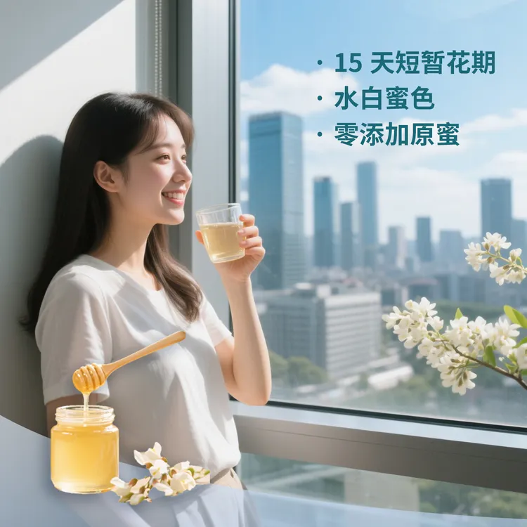 五月洋槐蜂蜜【众禾智选 | 朗蜂】新鲜蜂蜜 色香味醇正