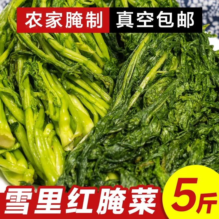 【到手五斤】正宗东北新鲜雪里蕻雪里红雪菜腌制开胃下饭咸菜批发商品图