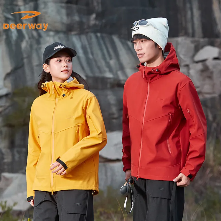 Deerway/德尔惠【超柔短绒】男女同款秋冬加绒软壳外套！