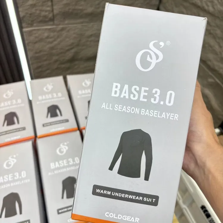 出欧美单 礼盒装 聚热锁暖 秋冬新款男士打底秋衣秋裤保暖套装
