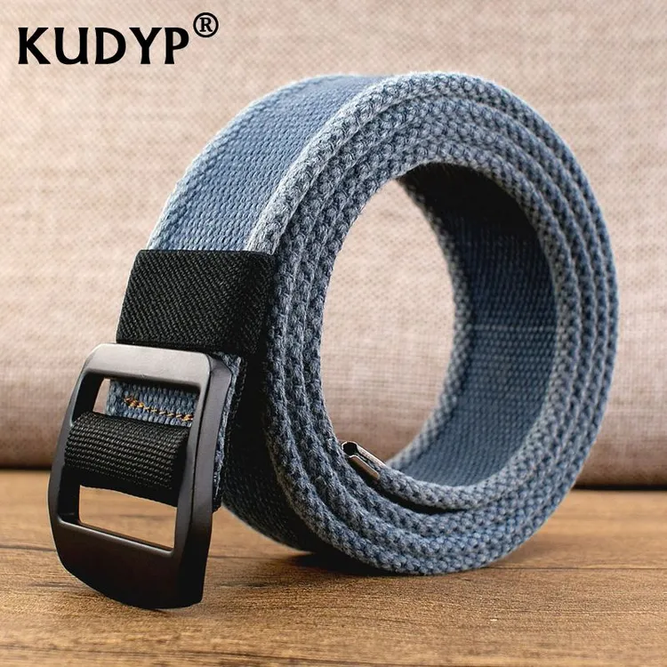 男士女士帆布腰带休闲裤带结实耐用加长韩版潮流青年学生户外皮带