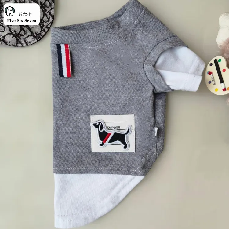 狗狗衣服宠物春夏凉凉衣薄款短袖透气T恤降温防晒雪纳瑞泰迪比熊