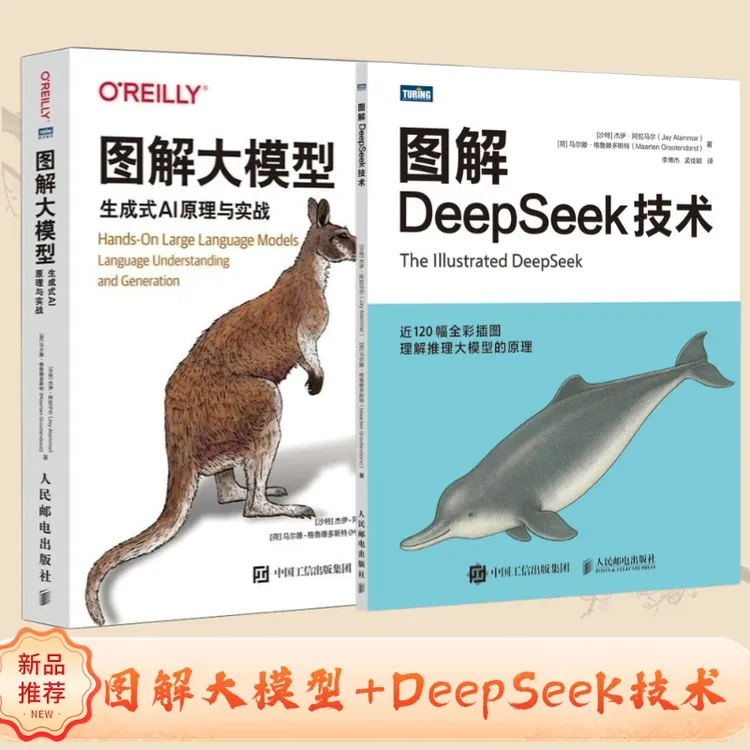 图解大模型+图解DeepSeek技术  套装2册 多sku 