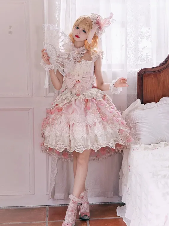 (实体店正品)  雀之羽jsk 猫芮可 原创lolita花嫁重工 连衣裙