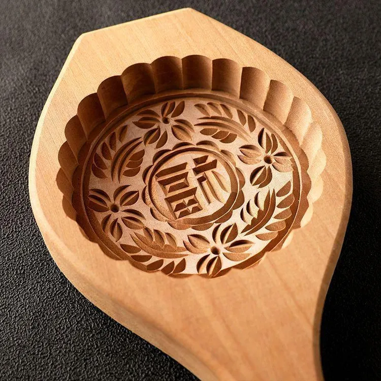 节日手工月饼模具糍粑青饼印版清明果客家印饼红团印模字板印家用