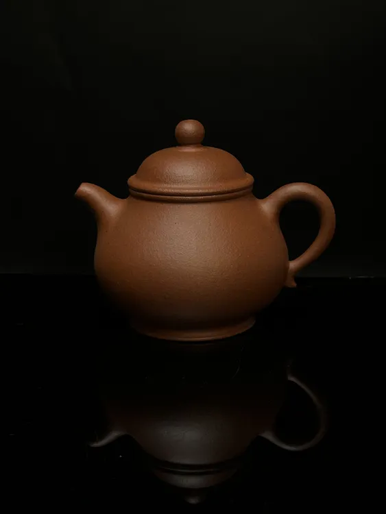 潘壶【潘壶大红泥容量150cc】黄龙山原矿大红泥精工制作宜兴紫砂壶