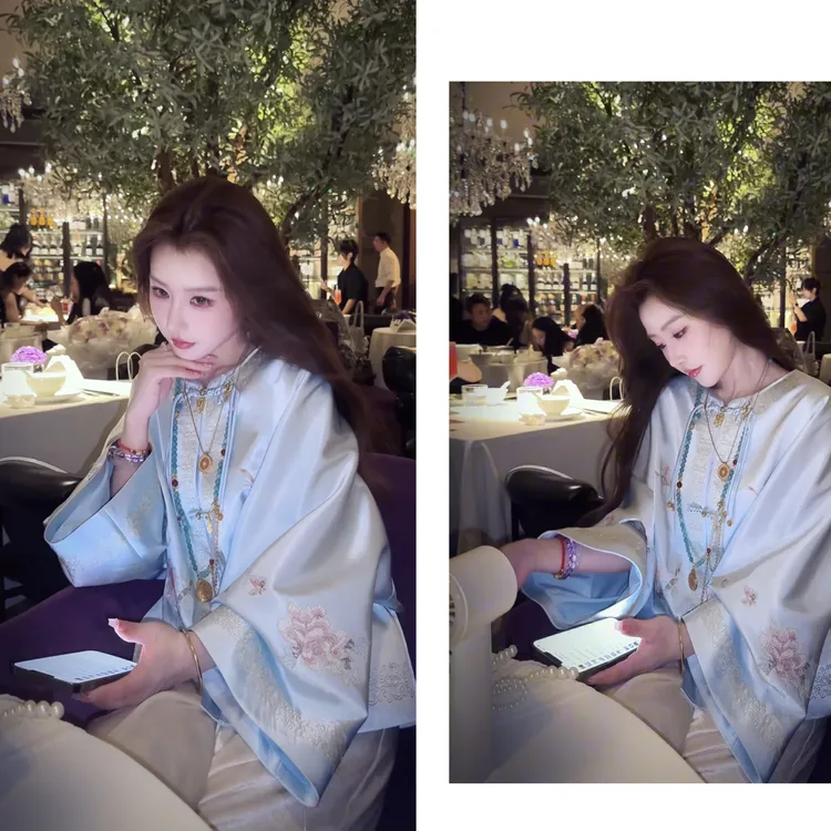 【婷婷】《无关风月》清冷高级 国风刺绣盘扣外套 TT2SQTH2256