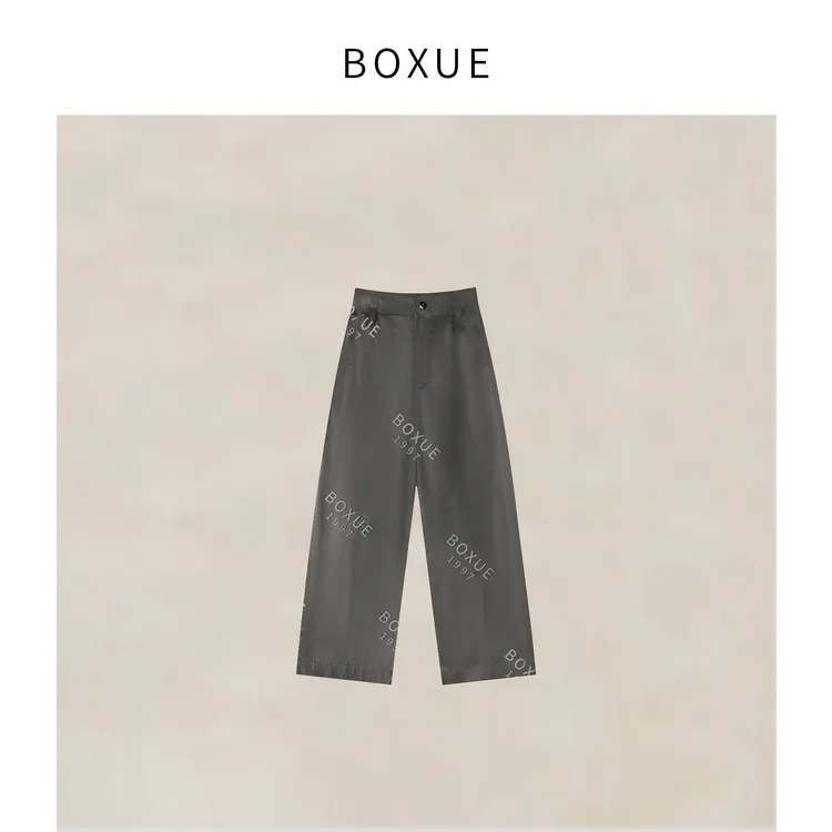 BOXUE “珀影” 2025秋季高级感两穿莱赛尔裤 裤子 #250809K3541