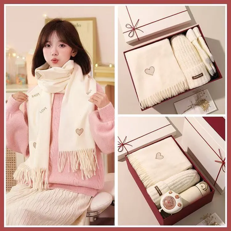 生日礼物送女生女友朋友老婆的围巾礼盒2026新款送给闺蜜高档实用